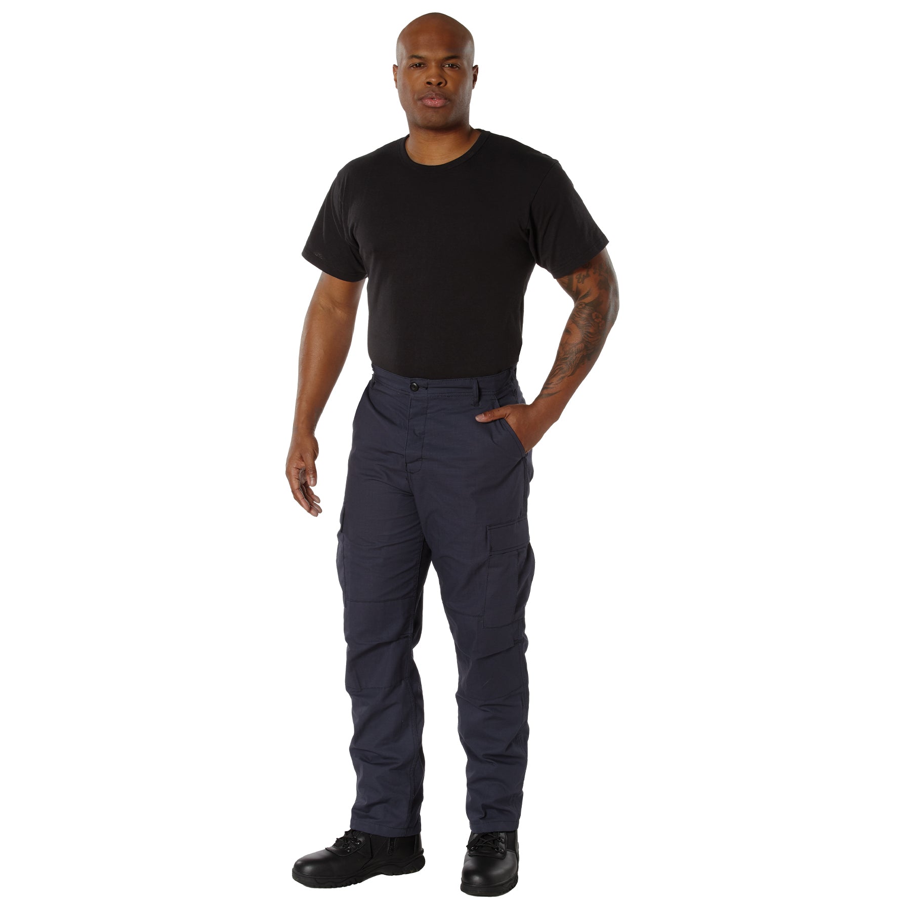Rip-Stop Tactical BDU Pants Midnight Navy Blue