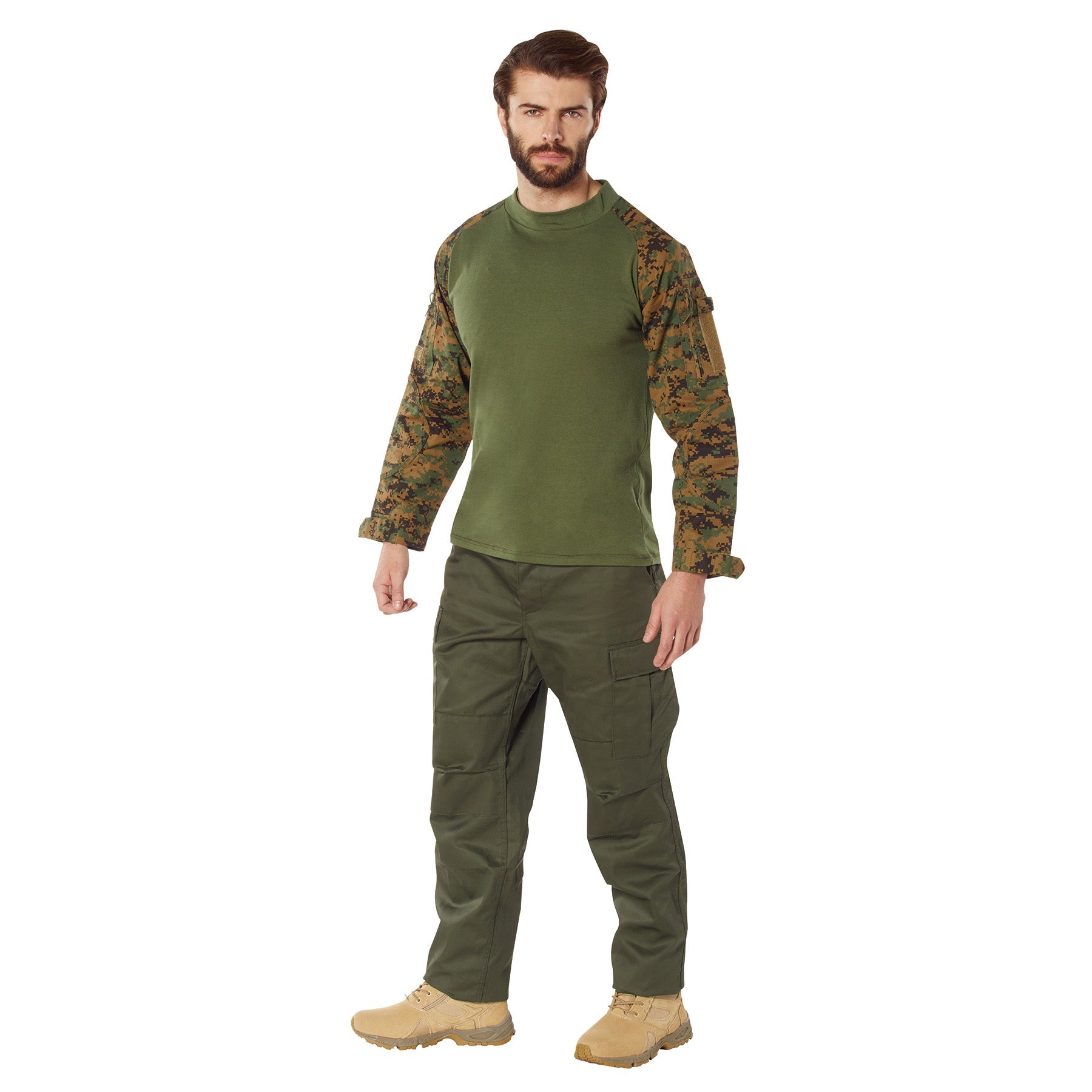 Digital Camo Tactical Combat Shirts