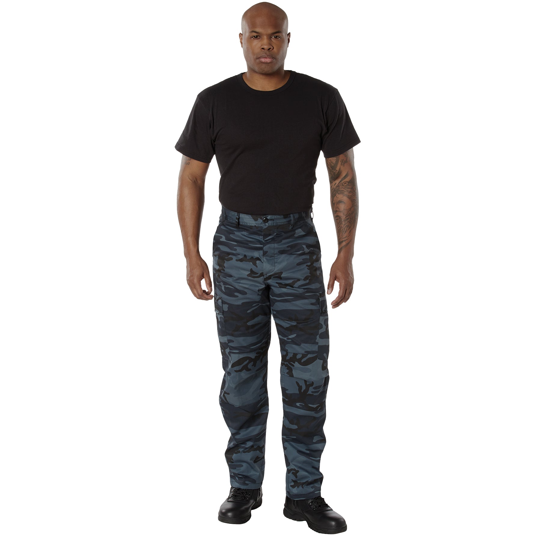 Camo Tactical BDU Pants Midnight Blue Camo