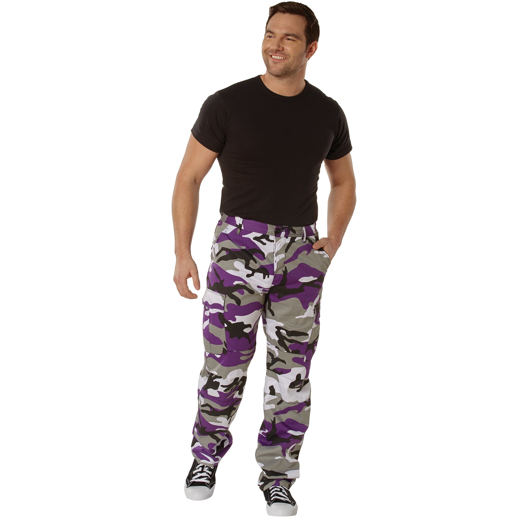 Camo Tactical BDU Pants Ultra Violet Camo