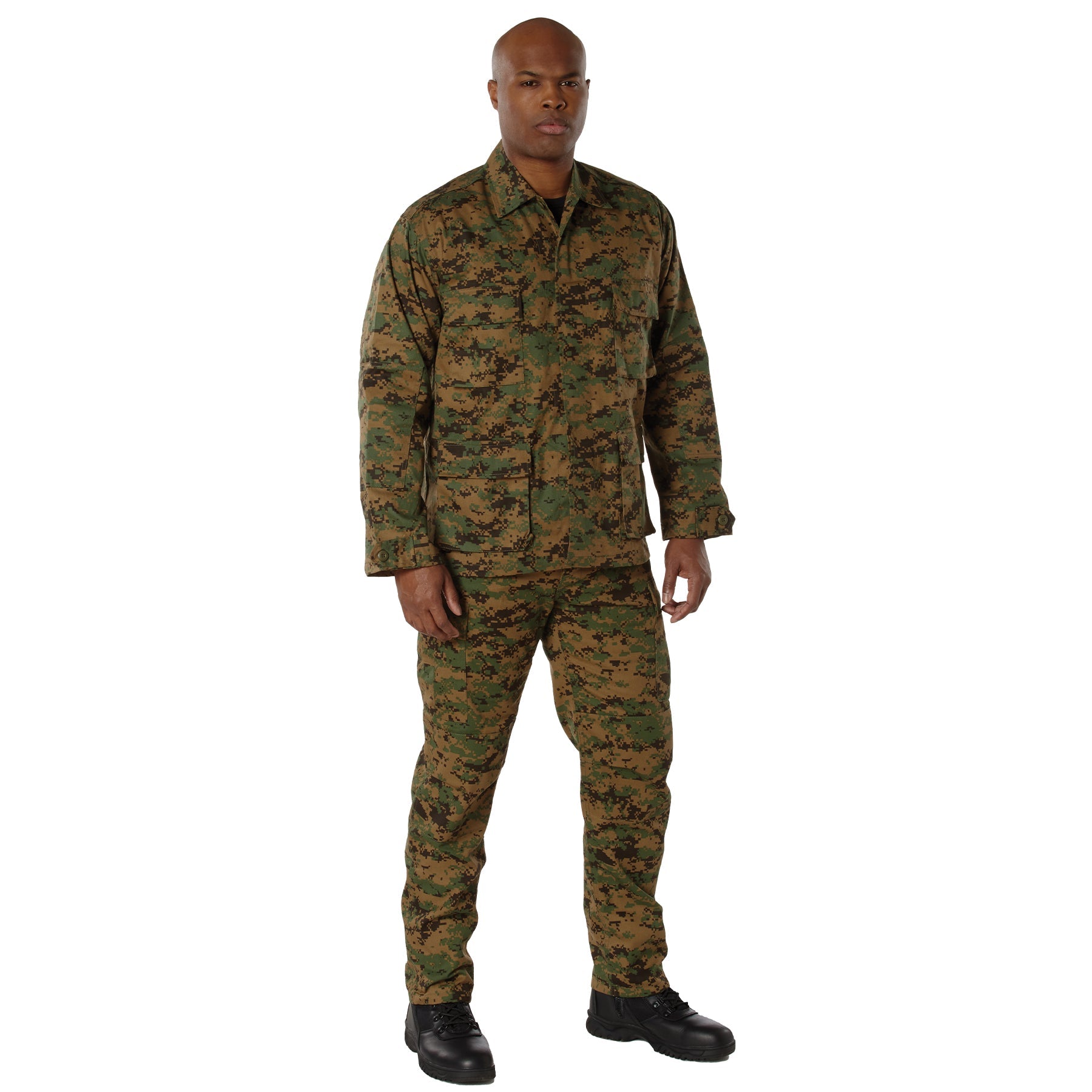 Digital Camo Tactical BDU Shirts Woodland Digital Camo