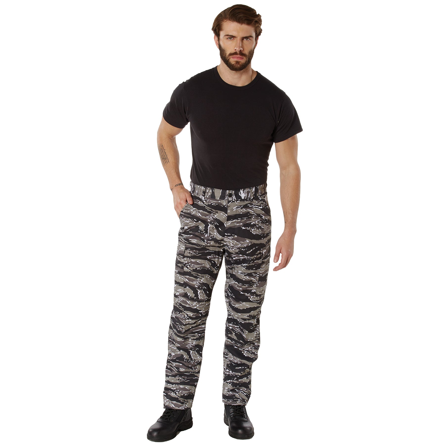 Camo Tactical BDU Pants Urban Tiger Stripe Camo