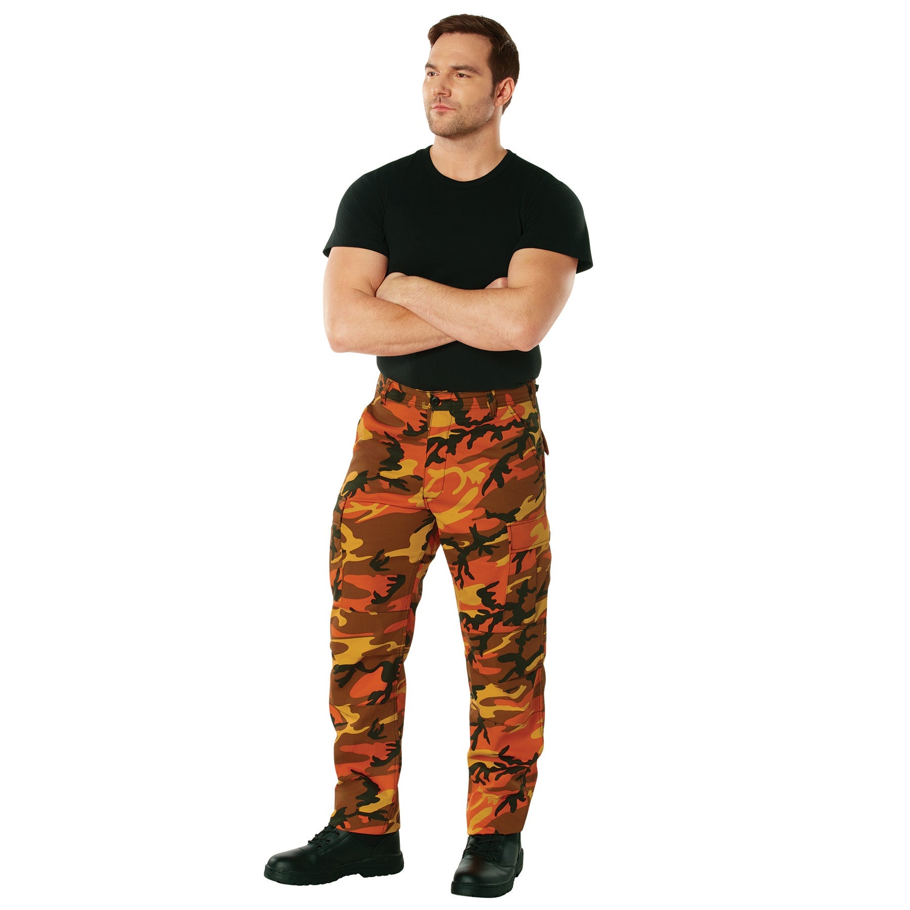 Camo Tactical BDU Pants Savage Orange Camo