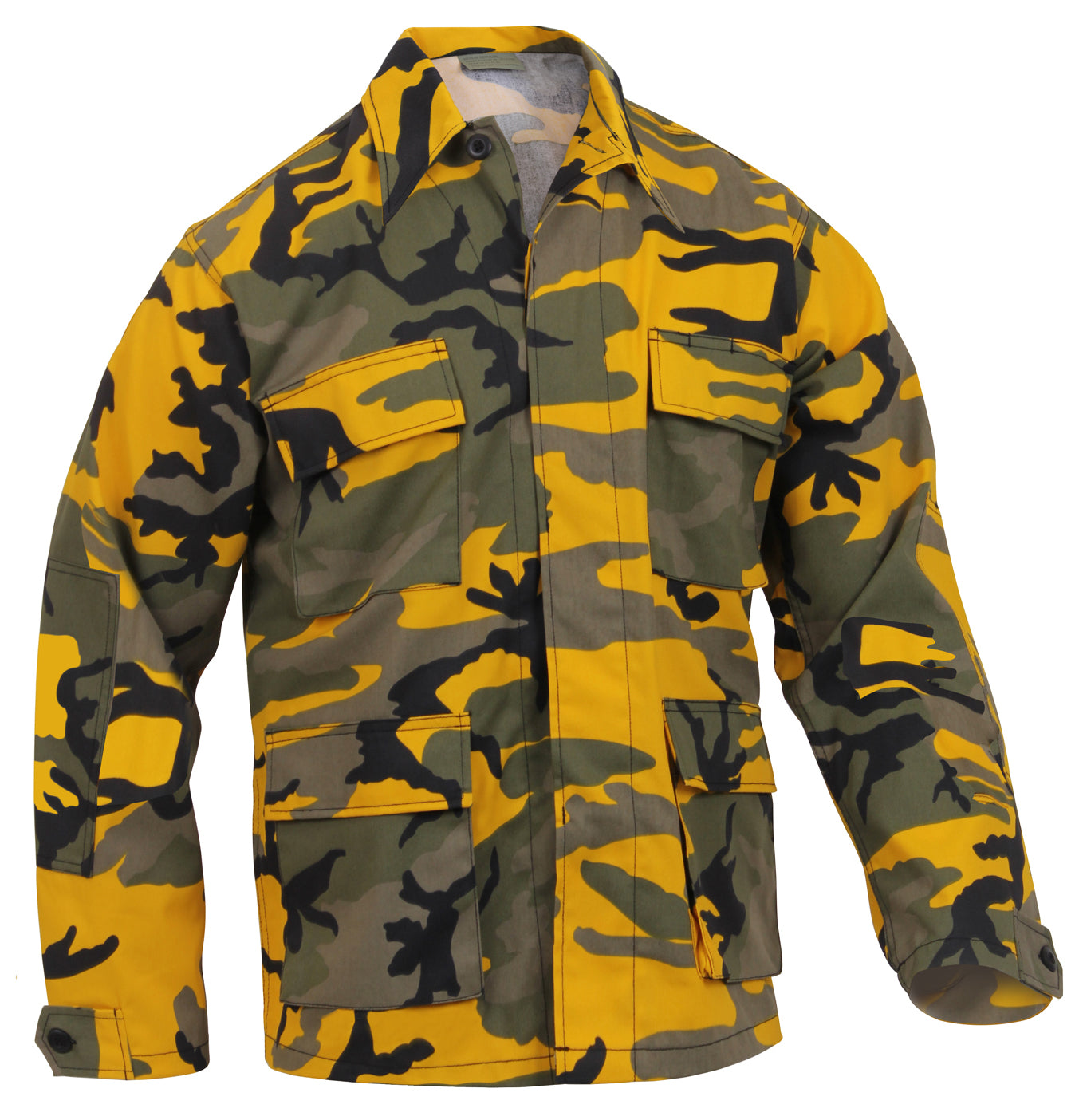 Camo Tactical BDU Shirts Stinger Yellow Camo