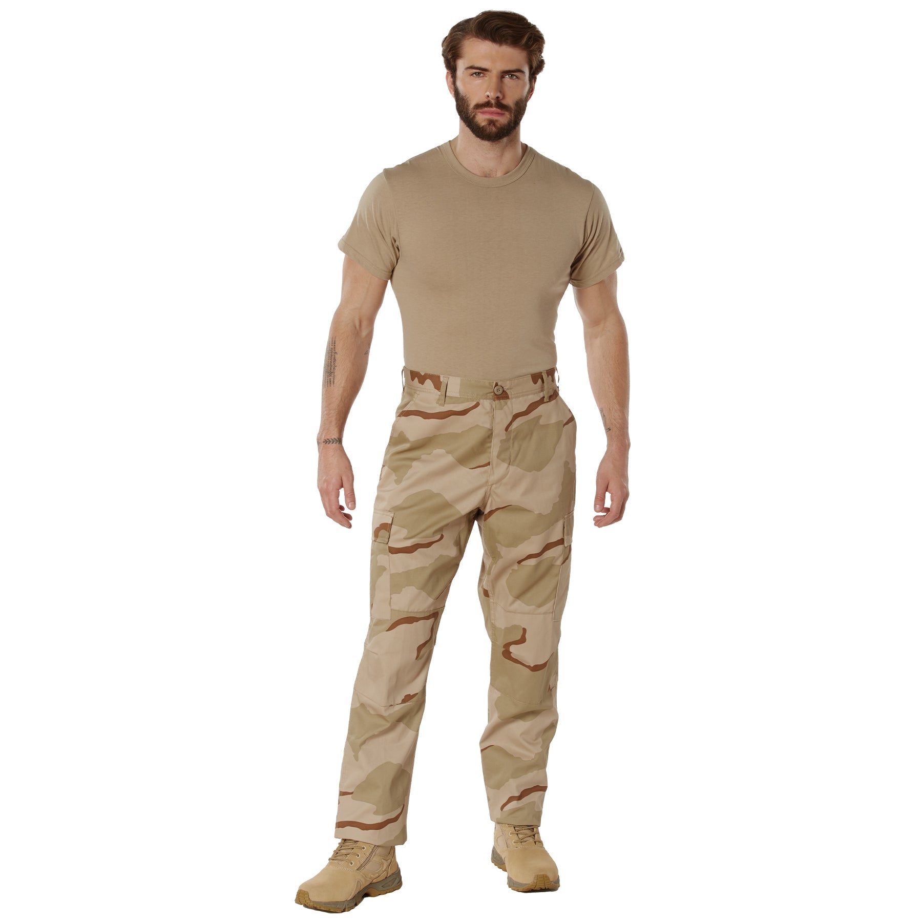 Camo Tactical BDU Pants 3-Color Desert Camo