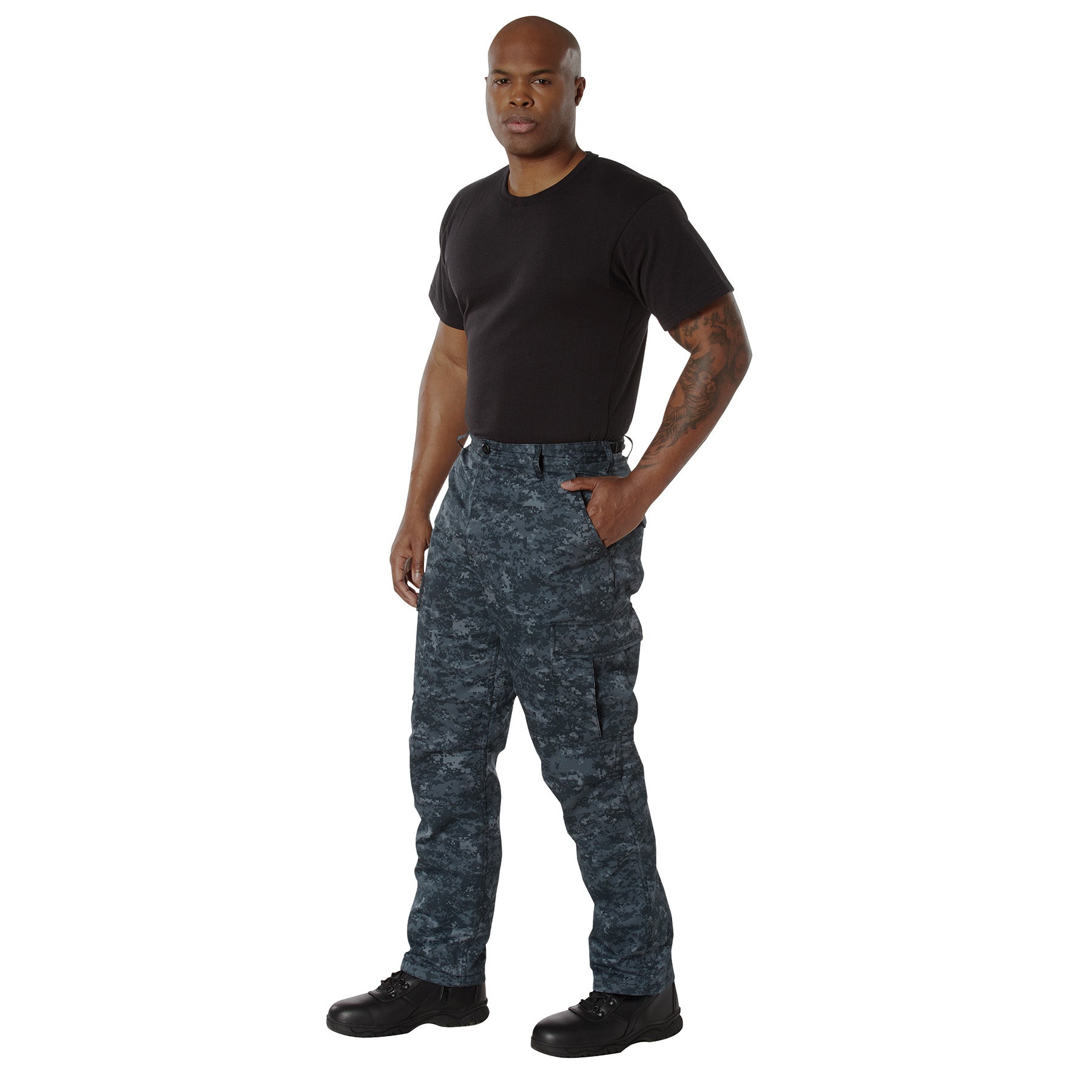 Digital Camo Tactical BDU Pants Midnight Blue Digital Camo