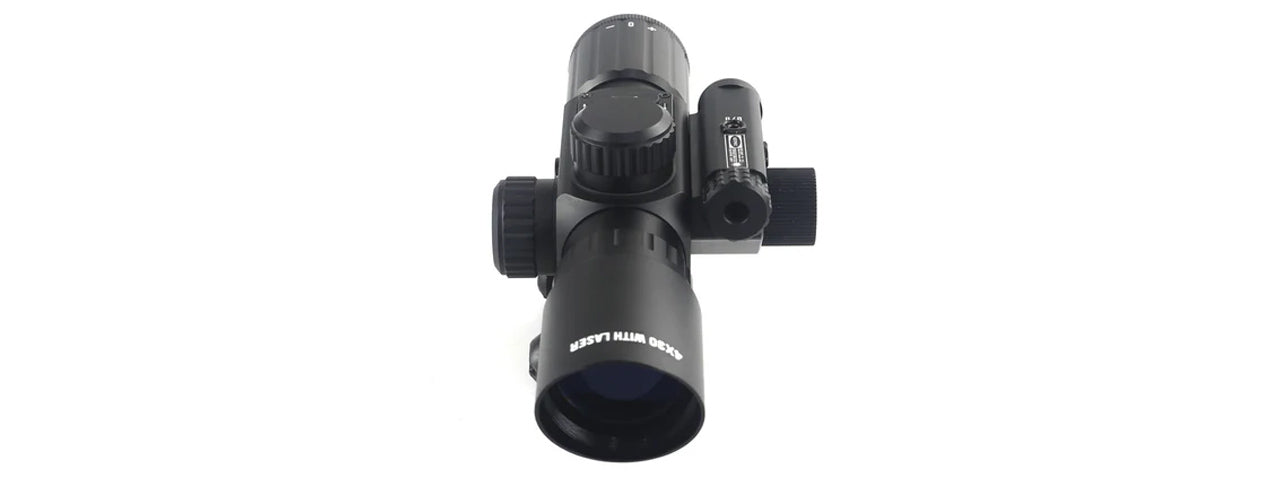 4x30IR Shortie Scope Laser Combo - Totowa Airsoft