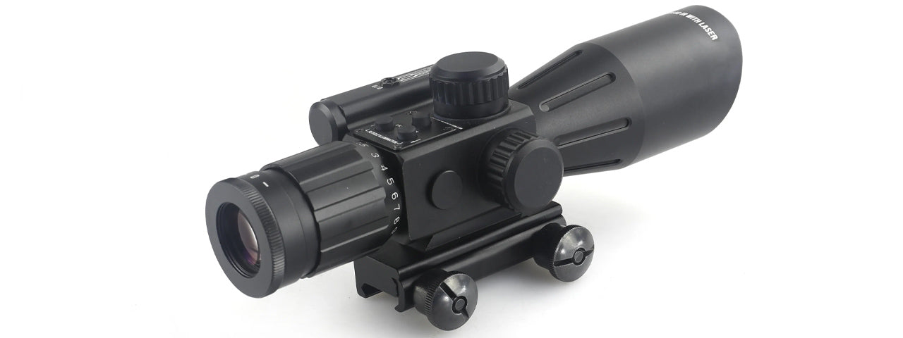 2.5-10x40IR Laser Scope Combo - Totowa Airsoft