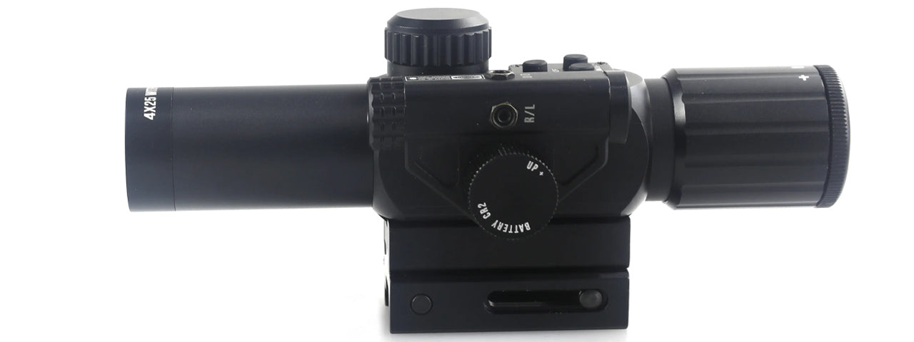 4x25IR Short-Range Laser Scope Combo - Totowa Airsoft