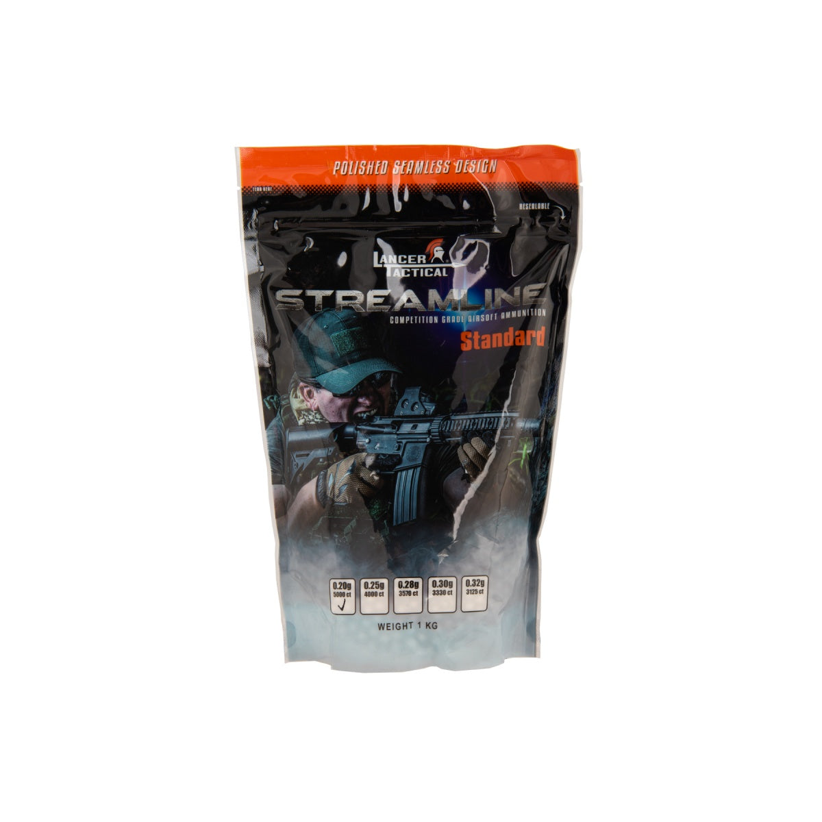 Lancer Tactical Streamline Plastic BBs 0.20 Gram