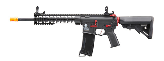 Lancer Tactical Gen 3 M4 Keymod Zion Black-Red