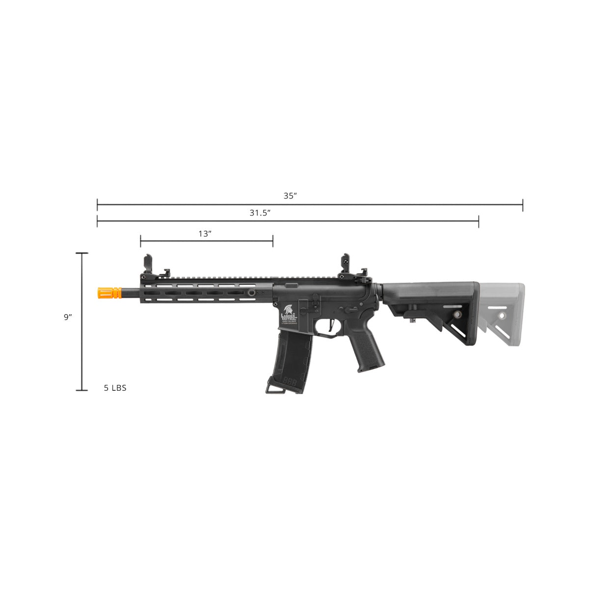 Lancer Tactical G3 Zion 10" MLOK