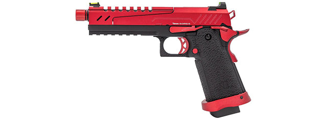 Vorsk 5.1 Split Slide Gas Blowback Hi Capa Black & Red
