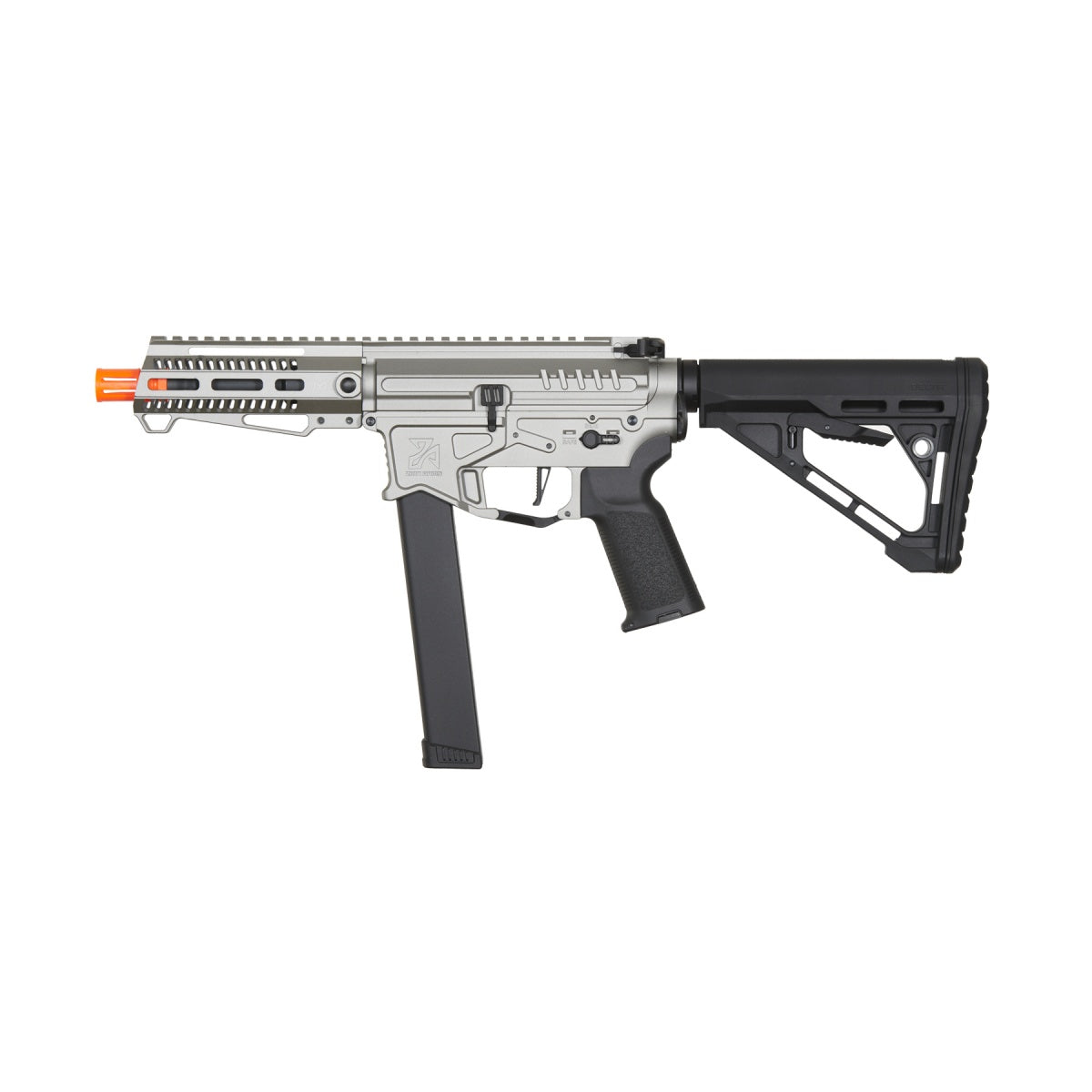 Lancer Tactical Zion Arms PW9 Mod1 Shorty Silver