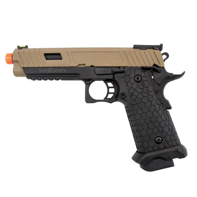 Valken BY HICAPA CO2 Blowback Airsoft Pistol Black-Tan