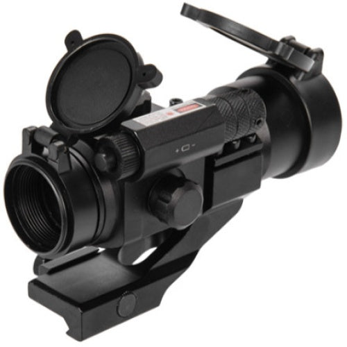 30mm Red Green Dot Scope with Red Laser - Totowa Airsoft