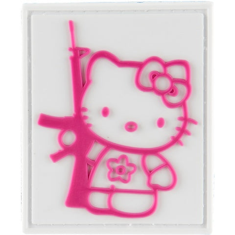 Kitty With Gun Patch - Totowa Airsoft