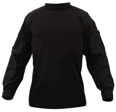 Rothco Black Combat Shirt (COMBATSHIRT) - Totowa Airsoft
