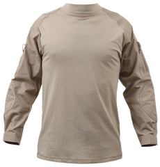 Rothco Desert Sand Combat Shirt (COMBATSHIRT) - Totowa Airsoft