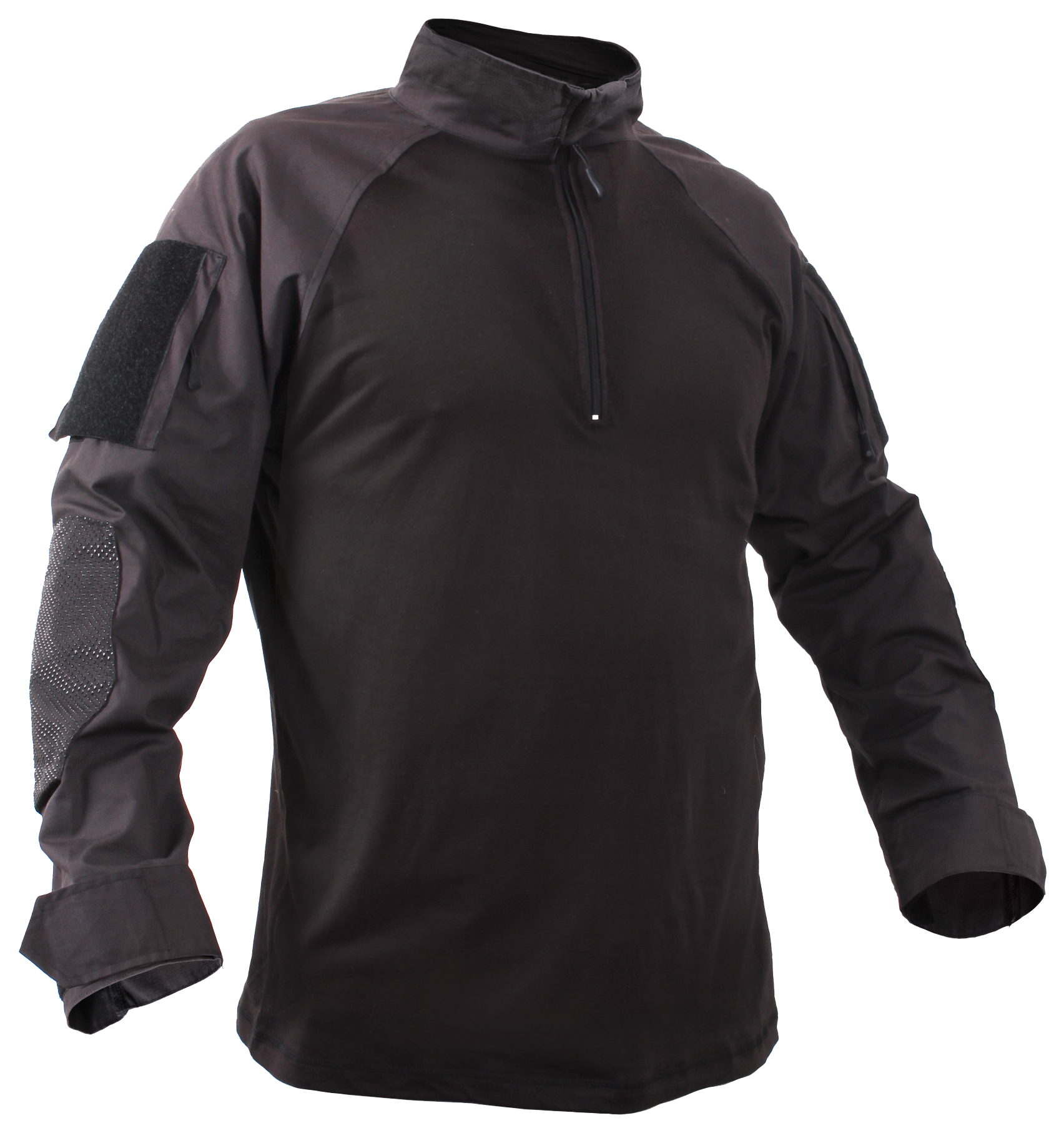 Rothco Black 1/4 Zip Combat Shirt (COMBATZ)
