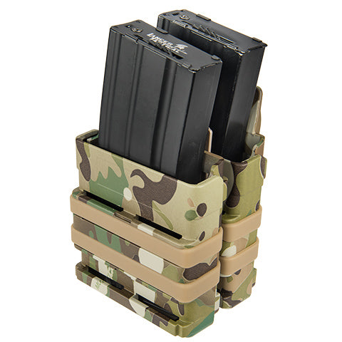 Double Quick Draw MOLLE Pouch Multicamo (QDM4X2M)