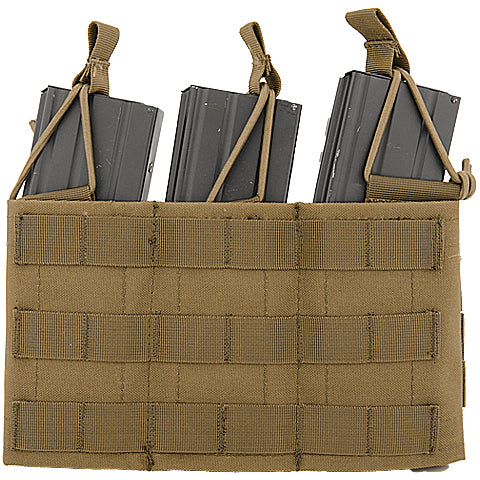 Triple Adjustable MOLLE Pouch Tan (VDAM3P)
