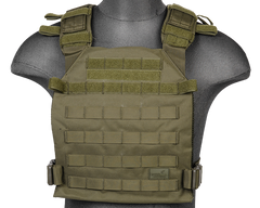  OD Lightweight Plate Carrier Vest (LWPC) / Tactical Vest - Totowa Airsoft