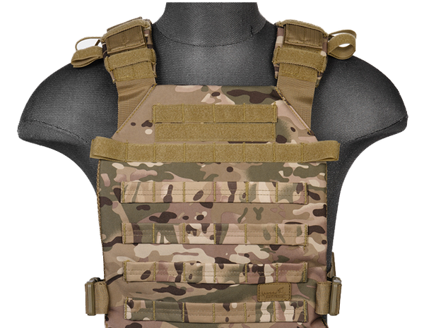  Multicam Lightweight Plate Carrier Vest (LWPC) / Tactical Vest - Totowa Airsoft