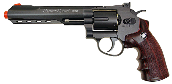6" Heavy Duty Revolver (ASPC127B) - Totowa Airsoft