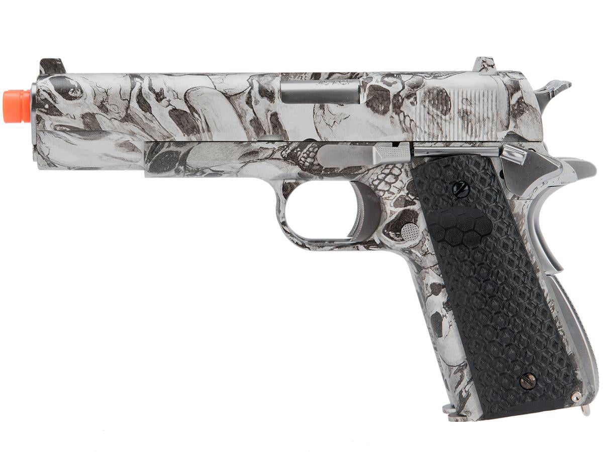 Hi-Capa Double Skull 1911 Pistol by Armorer Works Custom (ASPG188)