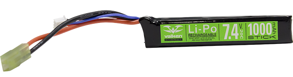 Valken Lipo Stick 7.4v 1000mAh (BATLS071000V) - Totowa Airsoft