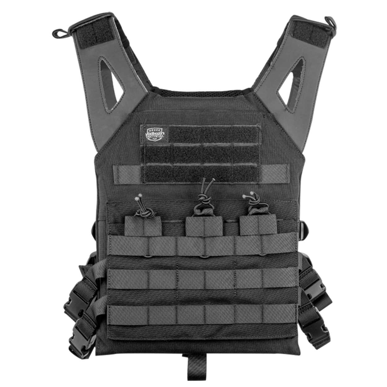 Valken Black Lightweight Plate Carrier II Vest (PC2BLK)