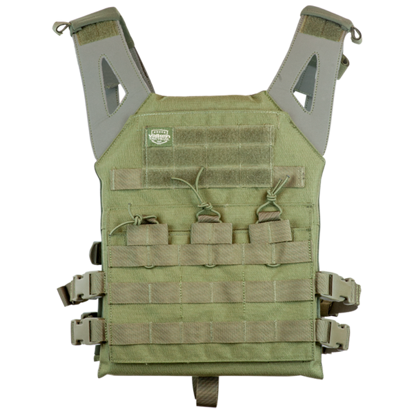  Valken OD Lightweight Plate Carrier II Vest (PC2OLV) / Tactical Vest - Totowa Airsoft