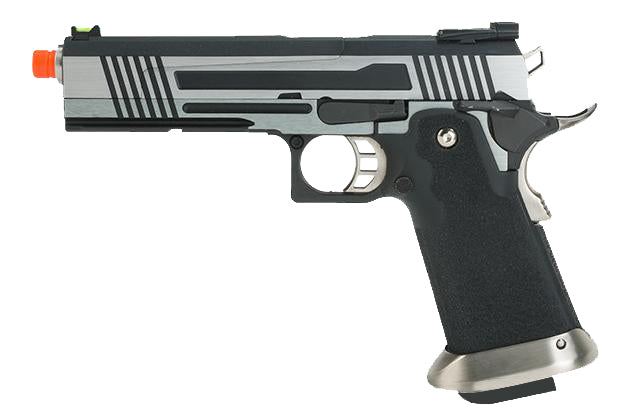 Hi-Capa Zebra 1911 Split Slide Pistol by Armorer Works Custom (ASPG177SS)