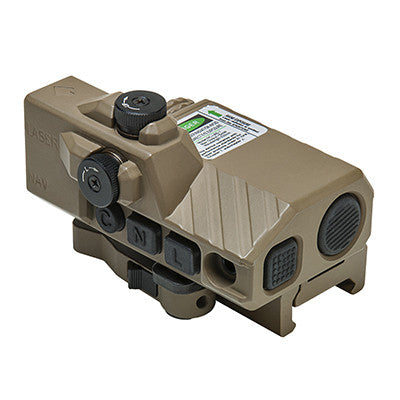 NcStar Offset Green Laser & Red/White NAV (VLGSNVQRT)