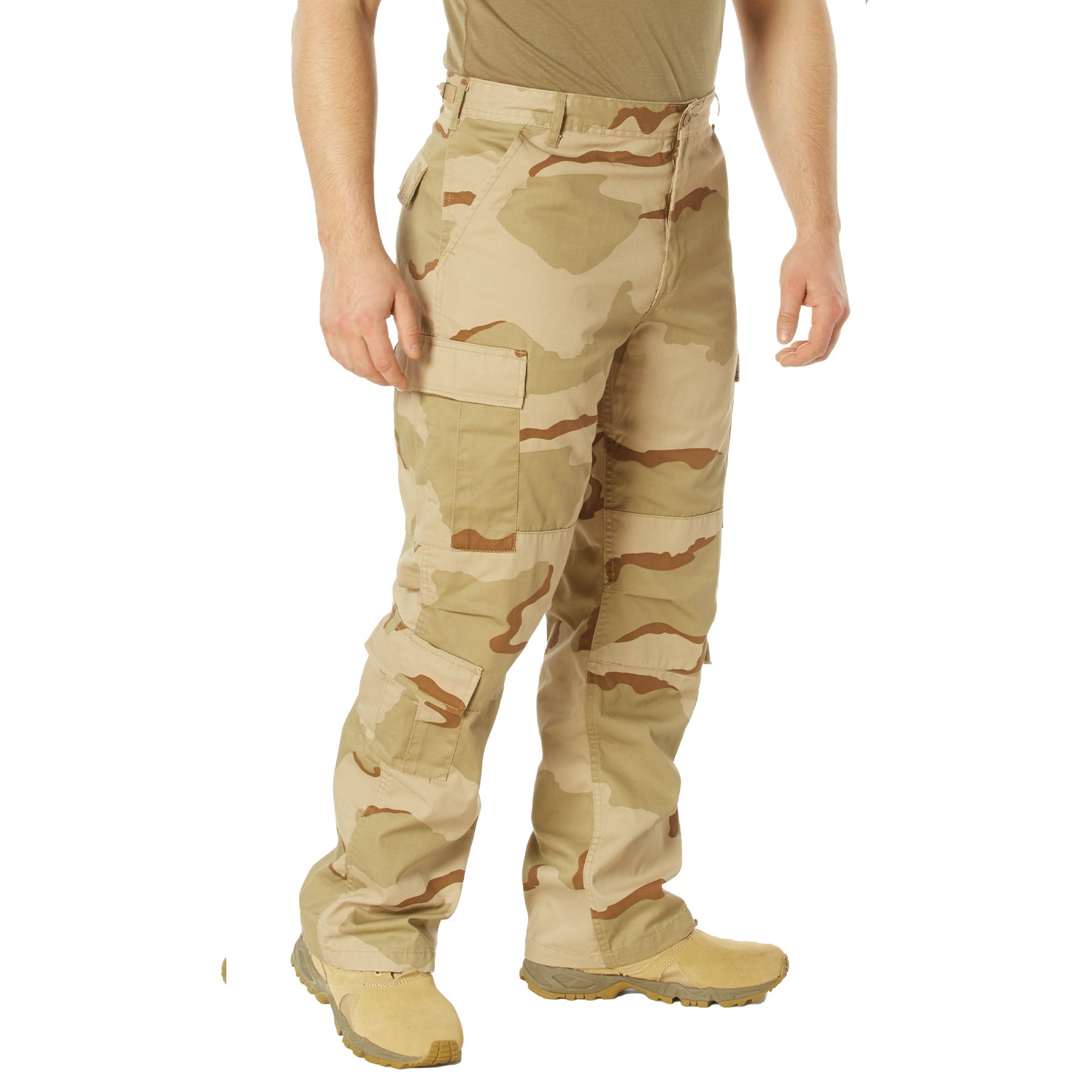 [Vintage Paratrooper] Camo Cargo Fatigue BDU Pants