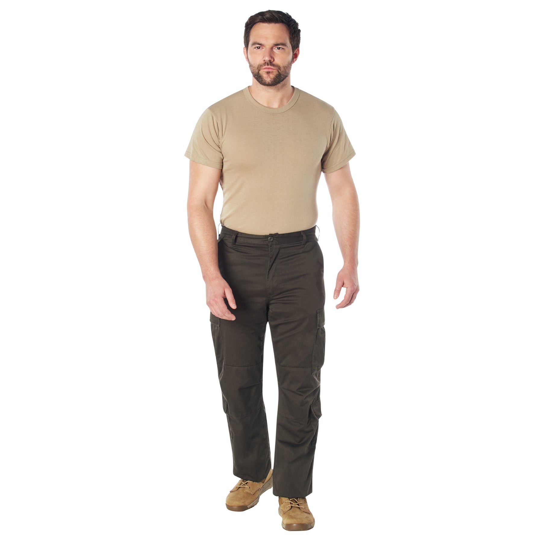 [Vintage Paratrooper] Cargo Fatigue BDU Pants Brown