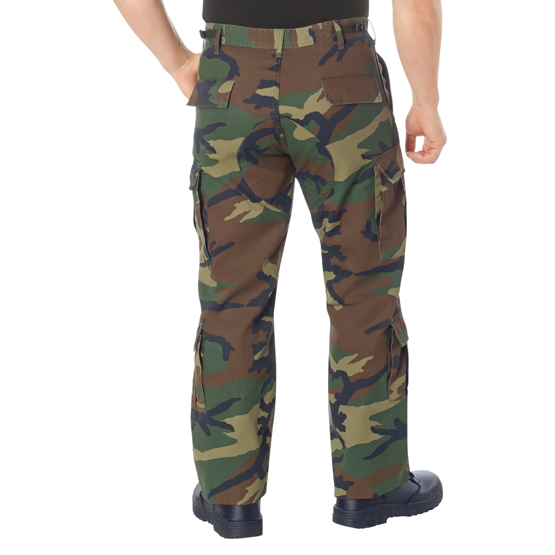 [Vintage Paratrooper] Camo Cargo Fatigue BDU Pants