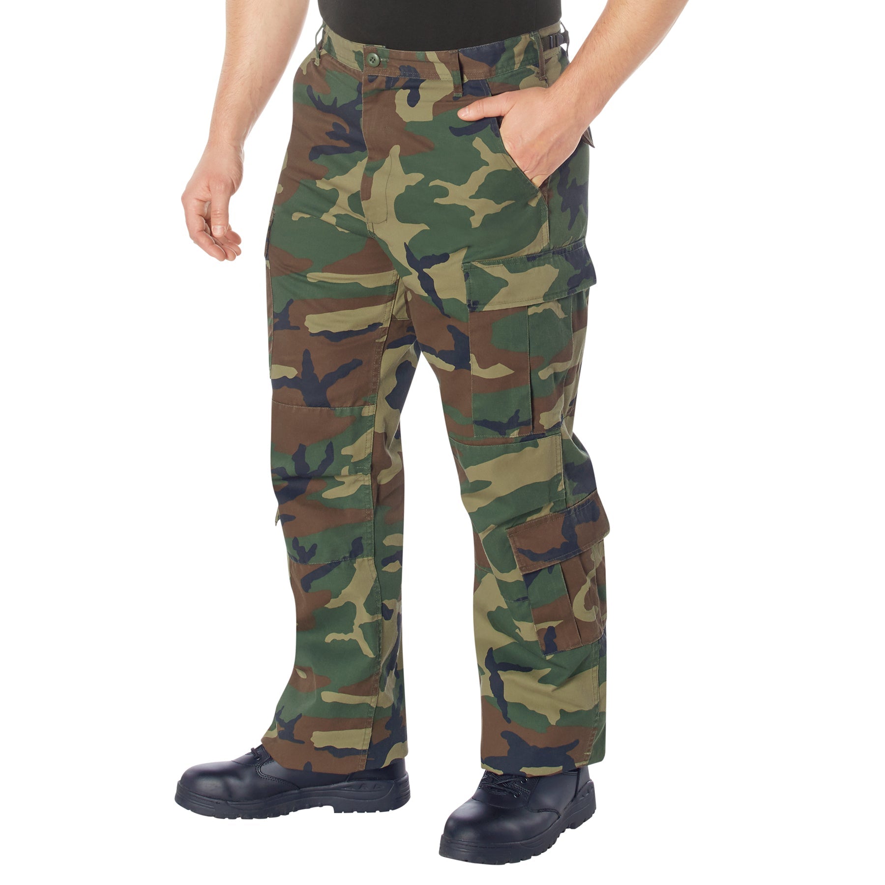 [Vintage Paratrooper] Camo Cargo Fatigue BDU Pants