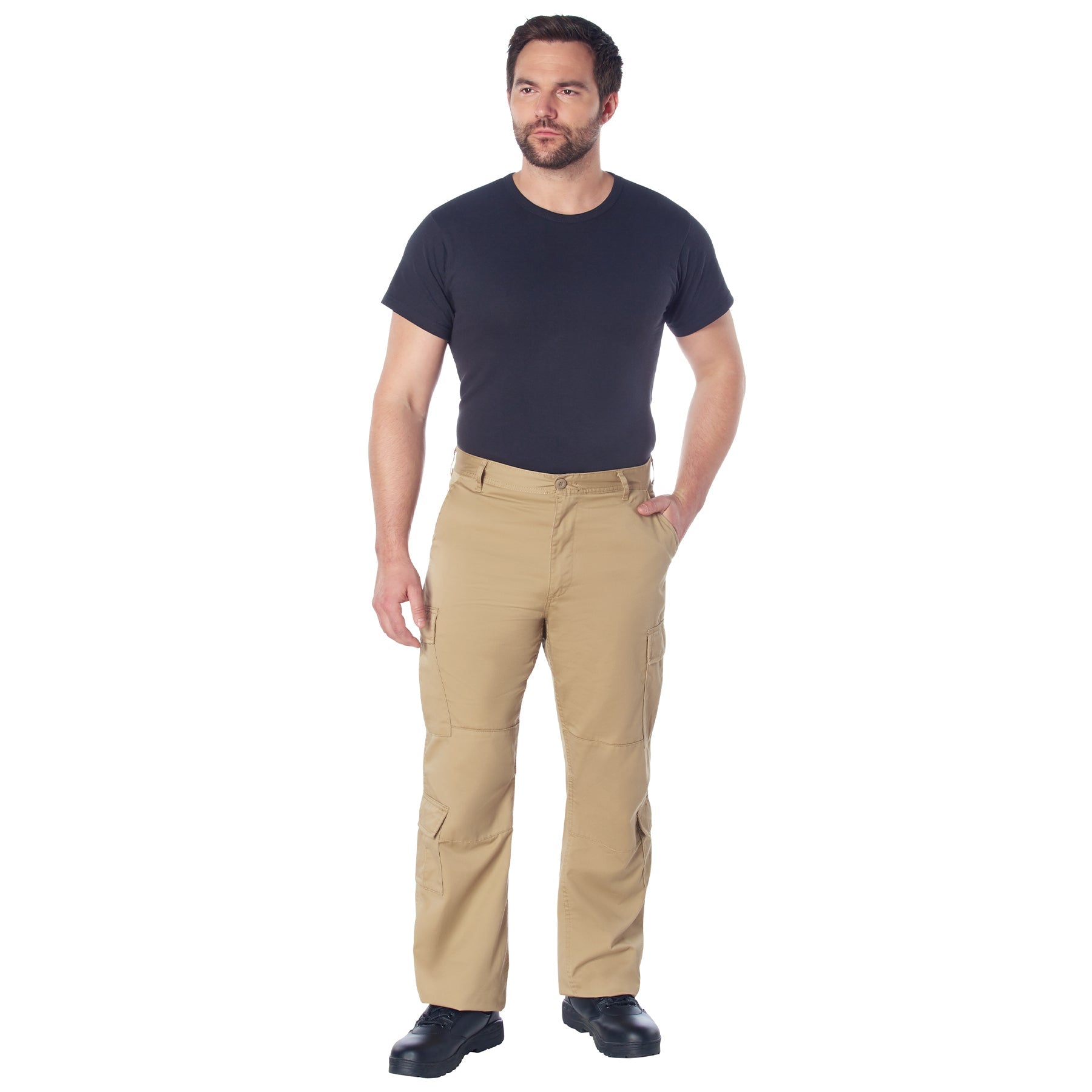 [Vintage Paratrooper] Cargo Fatigue BDU Pants Khaki