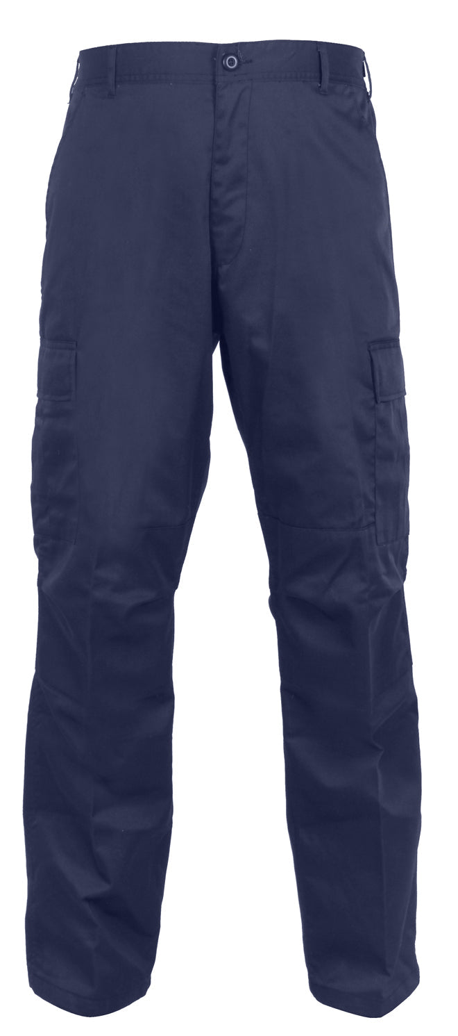 [Relaxed Fit Zipper Fly] Tactical BDU Pants Navy Blue