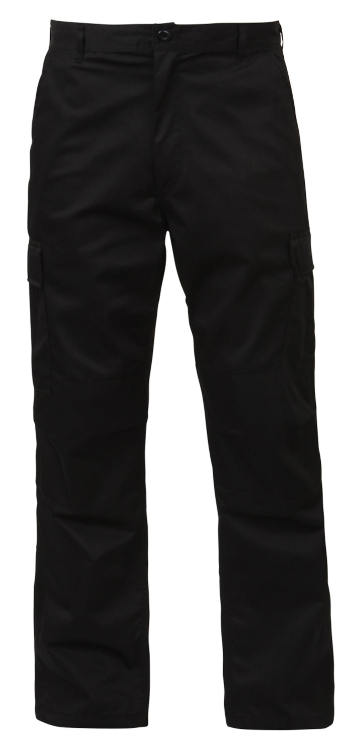 [Relaxed Fit Zipper Fly] Tactical BDU Pants Black