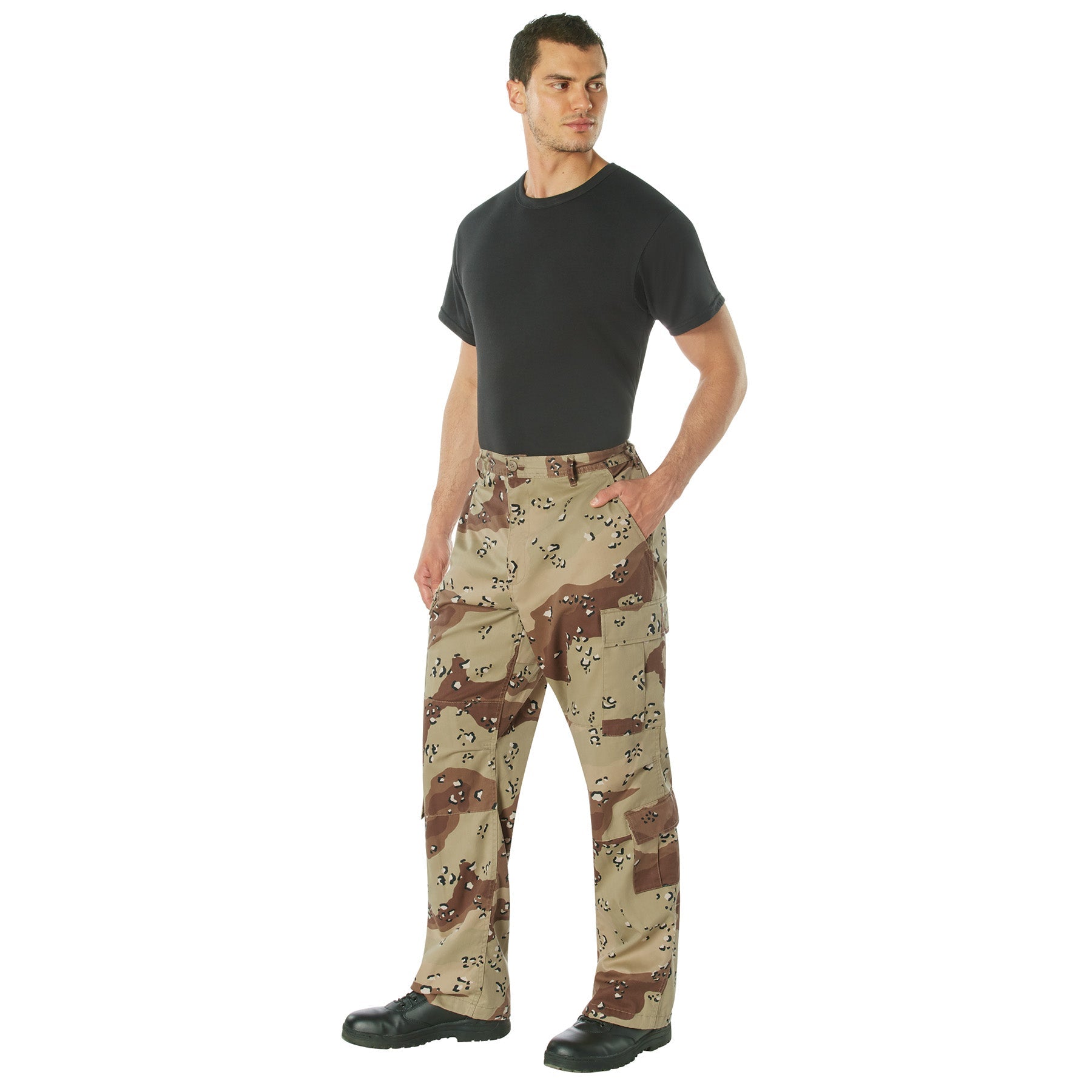 [Vintage Paratrooper] Camo Cargo Fatigue BDU Pants 6-Color Desert Camo