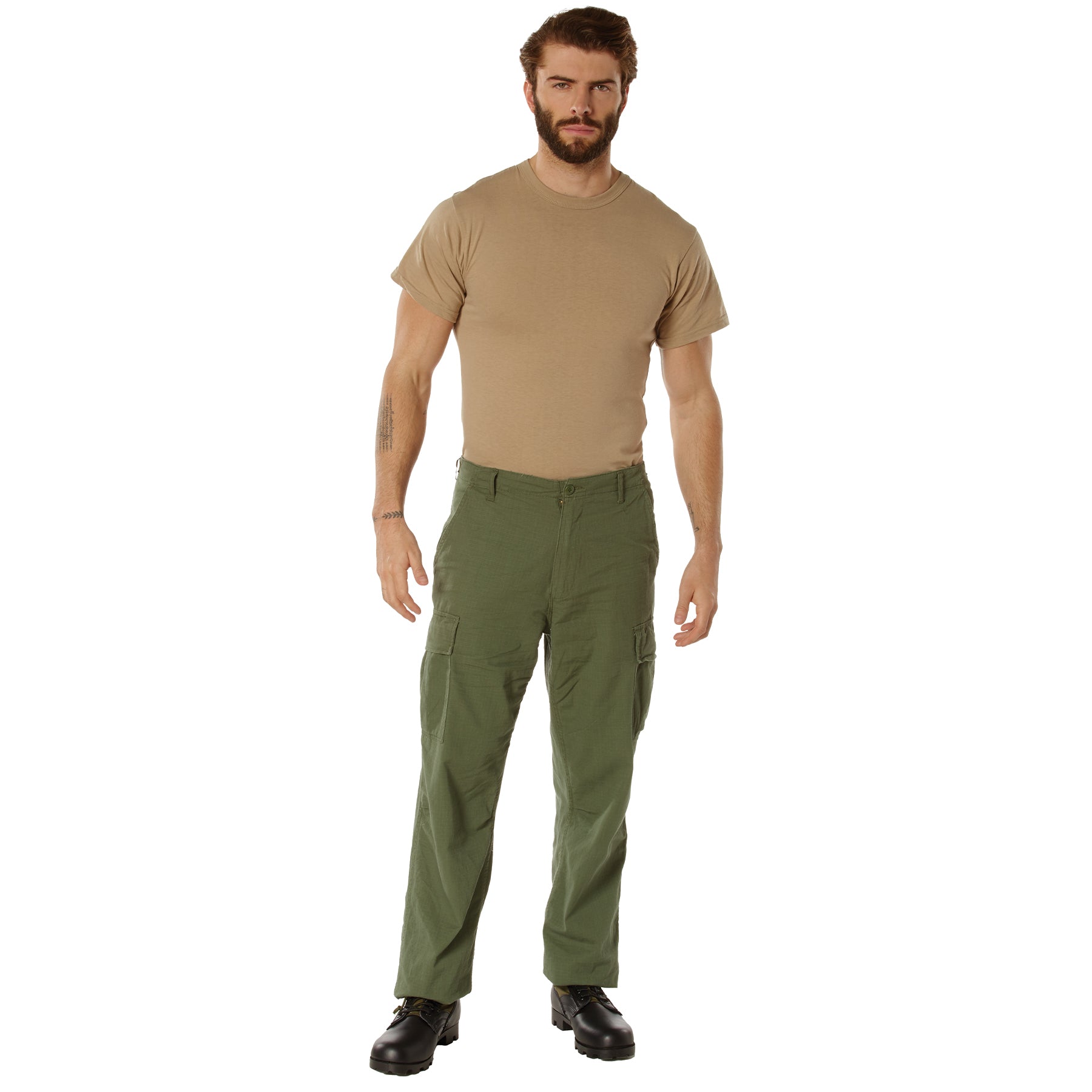 [Vintage Vietnam Era] Cargo Fatigue BDU Pants Olive Drab