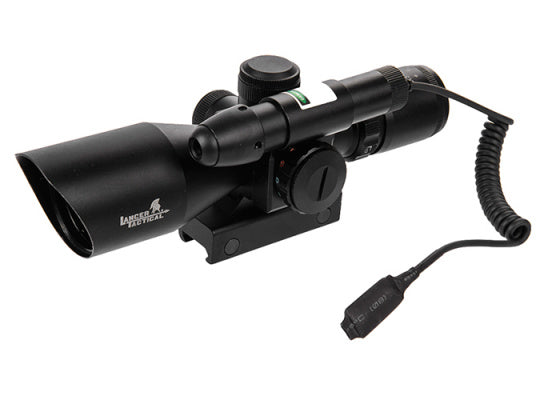 2.5-10x40 Illuminated Red/Green Scope with Laser - Totowa Airsoft