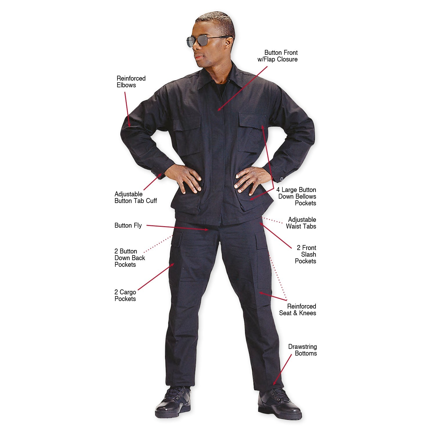 [SWAT] Rip-Stop Tactical BDU Shirts