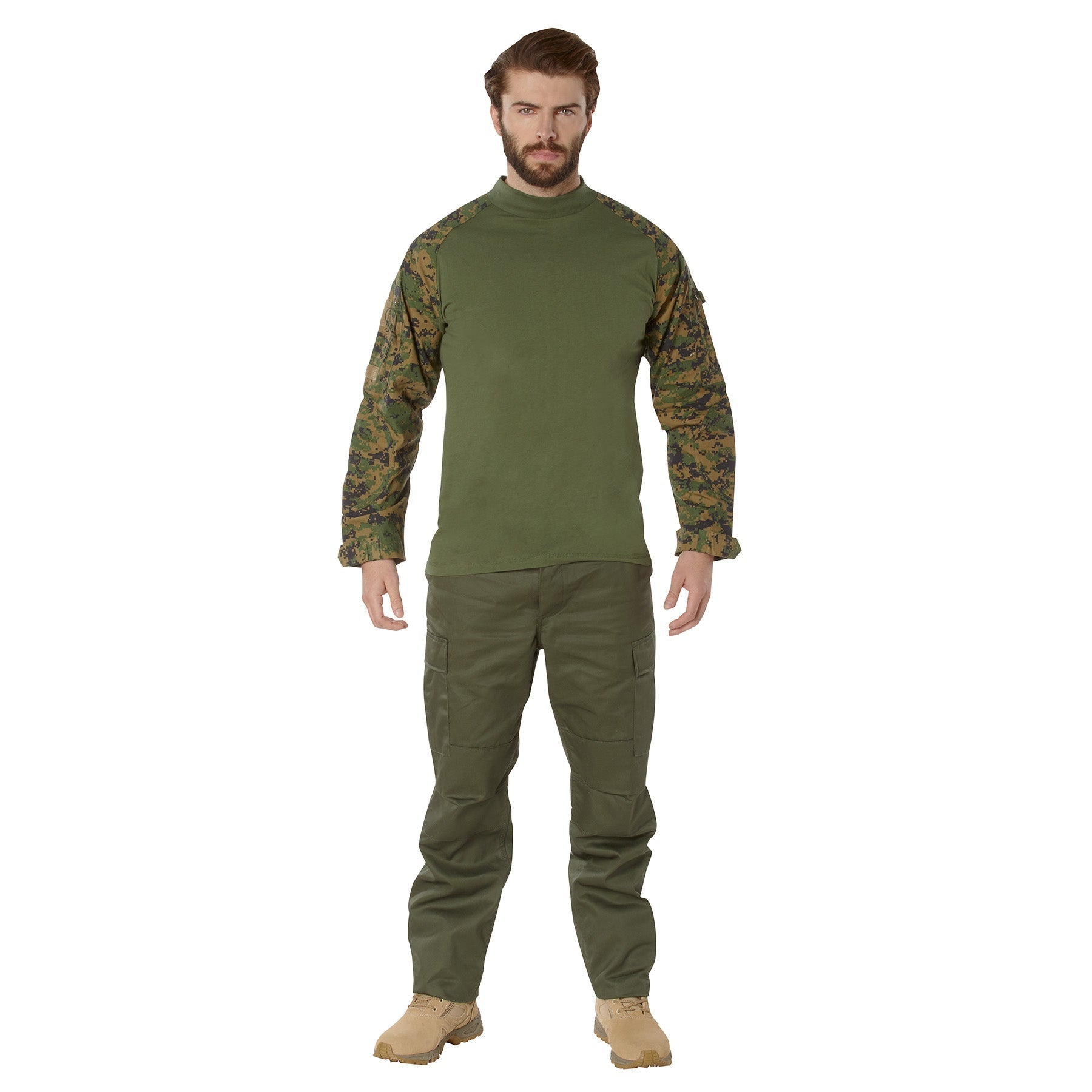 [Military][Fire Retardant] Digital Camo Combat Shirts