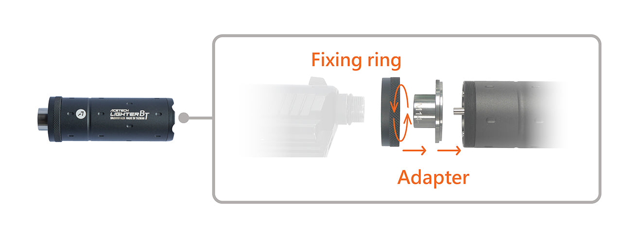 Acetech Lighter Bluetooth Tracer Unit - Totowa Airsoft