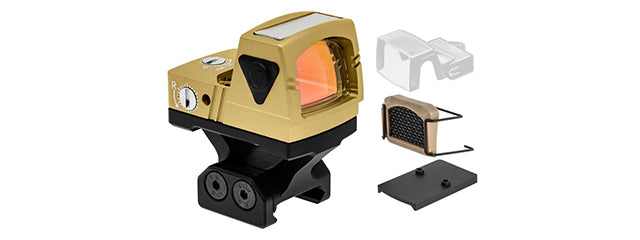 Solar Powered Mini Red Dot Sight - Totowa Airsoft