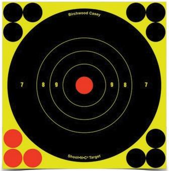 Shoot-NC 6" Bullseye Targets One Size